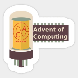 Advent of Computing Logo Sticker